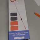 Qaestfy Ceiling Fan Cleaner Duster with 62.5 Extendable Long Handle Ceiling Fan Blade Cleaning Tool, Reusable Chenille & Microfiber Mop Head for Dusting Ceiling Fan Baseboard Wall Floor