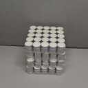 Stonebriar 80 Pack Unscented 8 Hour Extended Burn Time Tea Light Candles