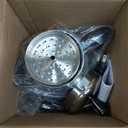 Farberware Electric Coffee Percolator, FCP240, Stainless Steel Basket, Automatic Keep Warm, No-Drip Spout, 4 Cup, Black/Silver