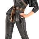Morph Women's Disco Jumpsuit - 70s Disco Outfit for Women's Party Costume (X-Large)