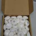 Tuyai (Set of 36) Floating Candles, 3 inch White Dripless Wax Burning Candles, for Weddings, Party, Special Occasions and Home Decorations