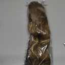 18 Inch Ponytail Extension - Clip in Ponytail Hair Extensions, Curly Wavy Pony Tails Hair Extensions, Synthetic Claw Clip Ponytail Extension for Women (Color: Dark Blonde with Beige Blonde Highlights)
