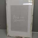 An&He 11x17 inch Picture Frame, White Simple Photo Frame for Decorative Artwork, Suitable for Tabletop, Desk, Bookshelf and Wall Display, Photo Gallery Decor