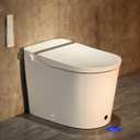 Casta Diva Smart Toilet with Bidet Built in, ADA Comfort Bidet Toilet, Foot Sensor & Auto Open/Close, 1000g MaP Auto Flush, Heated Seat & Foam Dispenser, Built in Tank, Blackout Flush(K050Pro)