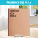 24 Pack Adjustable Book Display Stand, Crystal Clear Acrylic Book Easel, Comic Holder (4.41 x 4.13 x 2.36 Inch)