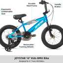 JOYSTAR Kids Bike for Ages 3-10 Years Old Boys Girls, 16 20 Inch BMX Style Kid's Bikes with Training Wheels & Metallic Colors, Children Bicycle