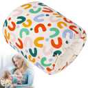Baby Feeding Arm Pillow,Soft Cotton Bottle Nursing Arm Pillows for Newborn,Breastfeeding Pillows for More Support for Mom and Baby,Portable and Washable,Ergonomic Nursing Essentials(Rainbow)