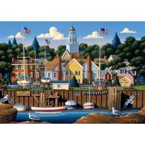 Buffalo Games - Eric Dowdle - Marblehead - Jigsaw Puzzle for Adults - Challenging Puzzle Perfect for Game Nights - Finished Size is 21.25 x 15.00