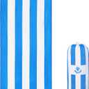 4Monster Microfiber Beach Towel Quick Dry,Super Absorbent Lightweight Travel Towel for Swimmers, Sand Free Camping Towel, Beach Towels for Pool,Swim,Water Sports,Yoga (78.00" x 35.00", 31 Classic- Blue)
