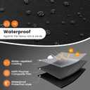 Keten Tarps Heavy Duty Waterproof 20x25 Feet, Extra Thick 16 Mil (Black)