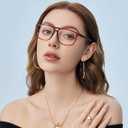 IVNUOYI 4 Pack Reading Glasses for Women Men,Blue Light Blocking Readers,Vintage Frame Eyeglasses with Spring Hinges