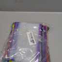 60pcs Binder Pockets 6 Holes Zipper Folders Clear PVC Card Loose Leaf Bags Cash Envelopes for Budgeting Binder Waterproof Document Filing Bags for 6 Ring Notebook Planner Inserts