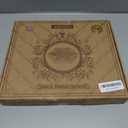 AMEROUS 12.5 inches Wooden Chinese Checkers Set with Storage Drawer - 60 Acrylic Marbles in 6 Colors - 12 Bonus Spare Marbles, Classic Strategy Family Board Game for Kids and Adults