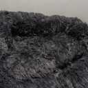 Coohom Oval Calming Donut Cuddler Dog Bed,Shag Faux Fur Cat Bed Washable Round Pillow Pet Bed(30"/36"/43") for Small Medium Dogs (XL(36"x27"x7"), Dark Grey)