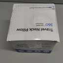 Advanced Memory Foam Neck Travel Pillow, Neck Pillow Airplane with Eye Mask & Ear Plugs, Designed for The Comfort of Travel & Office, Travel Pillow for Plane, Car, Home, Work, Dark Grey