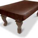 GoSports Premium Leatherette Pool Table Covers - Waterproof & Tearproof - 6 ft Heavy Duty Indoor & Outdoor Billiard Table Covers (Brown)