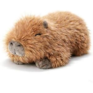 Uoozii 20" | 4 Pounds Capybara Weighted Stuffed Animals with Removable Unscented Microwavable Pouch, Cute Coolable Warmable Weighted Plush Gift for Kids & Adults
