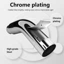 Universal 4 to 6 Inch Exhaust Elbow with Clamp, Chrome & Black Spraying Diesel Exhaust Tip for Trucks and Cars
