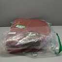 SUNROX Gel Memory Foam Chair Cushions, FadeShield Water-, Stain-Resistant Durable Reversible Seat Cushion Pads with Ties for Indoor/Outdoor Kitchen Dining Office 17"x16" Set of 2, Burgundy