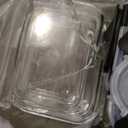 Liuruiyu 8 Pack Glass Food Storage Containers with Lids, Meal Prep Containers, Airtight Bento Boxes with Leak Proof Locking for Microwave, Oven, Freezer and Dishwasher, BPA Free, Transparent 