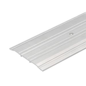 3.5" x 28" High Fluted Aluminum Threshold