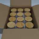 YZEROBAMB 12 Pack 4 OZ Thick Heat-Resistant Glass Candle Jars with Bamboo Airtight Lids, Empty Storage Container DIY Candle Making Jar, Labels, Gifts,Clear