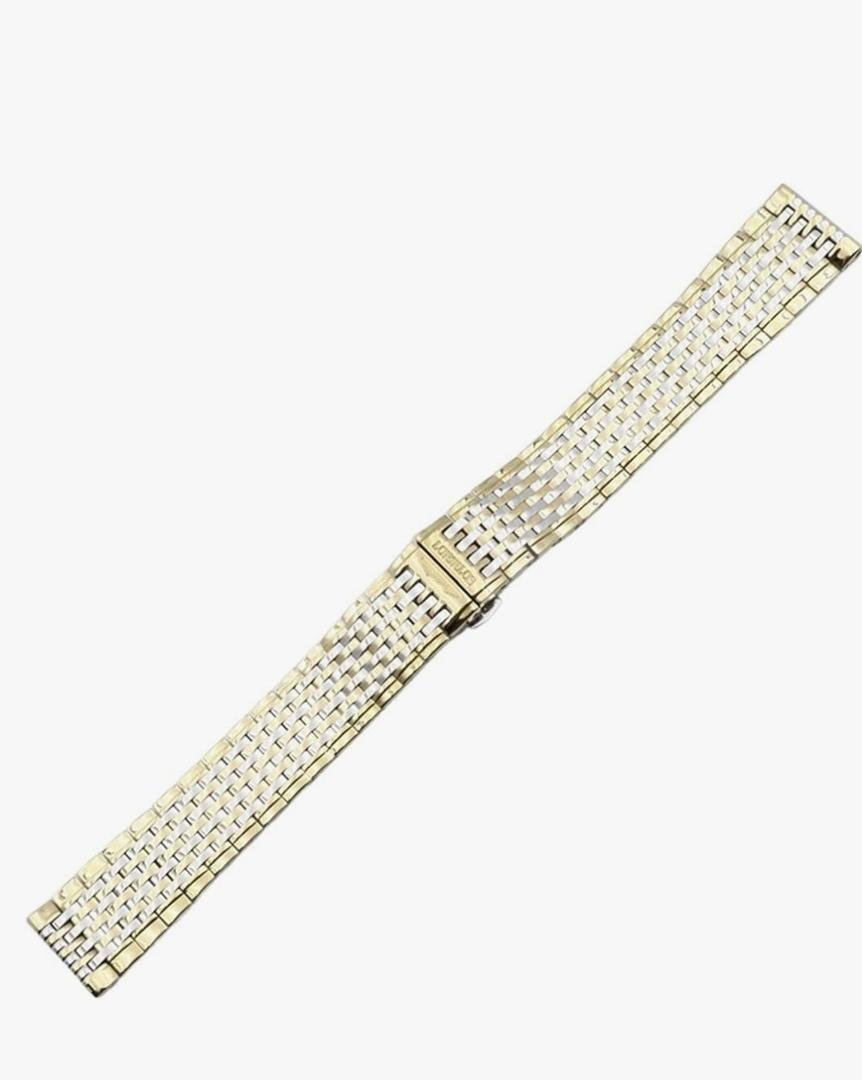 Stainless Steel Snap Clasp Watch Band, Universal Metal Bracelet For Women, 12/13/14/16/18/19mm.