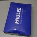 MIULEE Faux Linen Curtains 90 Inch Length 2 Panels Natural Semi Sheer Curtain with Back Tab Rod Pocket, Light Filtering Window Privacy Burlap Drapes for Living Room Bedroom 42W x 90L Linen