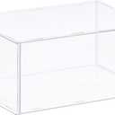 MECCANIXITY Acrylic Display Case Plastic Box Clear Assemble Dustproof Showcase 14x12.2x8 Inch for Collectibles Items