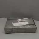 Ergonomic Wireless Keyboard and Mouse Set Creamy Wireless Keyboard Silent Mice Set with Wrist Rest for Computer, Laptop, PC, Mac, Windows (Gray White)