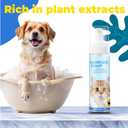 2 x Waterless Cat Shampoo, Cat Waterless Shampoo with Brush, Licking Safe Dry Shampoo for Quick Clean Between Baths