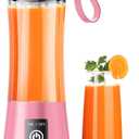 Personal Size Portable Blender - 12 Oz Blender for Smoothies and Shakes with BPA Free Traveling Juice Cup, 6 Blades for Powerful Blending, Suit for Sports/Travel