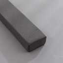 Custom Size Bed Mattress Filler, Soft Bed Bridge Wall Gap Filler, Thick Personalised Headboard Pillow Armrest Support Pillow for Bed Sofa, 62x8x4", Dark Grey