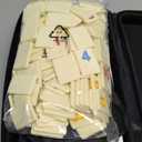 Amazing Pride Upgraded 2-6 Players Rummy Cube Game with 6 Wooden Racks, 160 Tiles, Drawstring Bag, Premium Portable Zippered Case