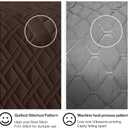 HORIMOTE HOME Quilt Set Queen Size Chocolate, Classic Geometric Diamond Stitched Pattern, Ultra Soft Microfiber Lightweight Bedding Bedspread Coverlet for All Season with 1 Quilt 2 Pillow Shams