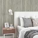 Safiyya Contact Paper Wood Grain Peel and Stick Wallpaper Self Adhesive Removable Wallpaper for Countertops Kitchen Wallpaper for Cabinets and Drawers Vinyl Waterproof Contact Paper 393"15.7" (Gray)