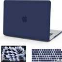 B BELK Compatible with MacBook Air 15 inch Case M5 2026 2025 2024 2023 M4 M3 M2 A3448 A3241 A3114 A2941 Liquid Retina Display, Matte Plastic Hard Shell Case+Keyboard Cover+Screen Protector, Navy Blue