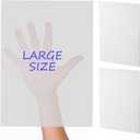 100 Sheets Extra Large Jumbo Transparent Sticky Notes Clear Self Sticky Notes, 2 Pads Notes Waterproof Translucent Paper, Office School Supply(Clear, Letter, 8.5 x 11 Inch)