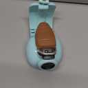 Motorcycles Scooter Toy Doll - with Light and Music, Cute Have a Seat Accessories, Interactive Rotating Decor Desktop Ornaments for Collectors (Blue)