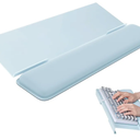 Computer Keyboard Stand for Desktop, Keyboard Wrist Rest Holder Stand for Easy Typing with Wrist Pad for Office Desk, Home, School(Blue)