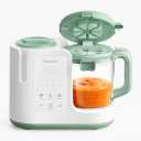 Momcozy AutoMeal Baby Food Maker – One-Step Auto Steam & Blend Food Processor, 15oz Large Cup & 6-Blade Design, Self-Cleaning, Auto 3-Stage Texture Settings for Effortless Homemade Baby Puree