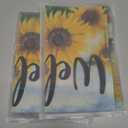 DLZDN Welcome Sunflower Cardinal Garden Flag 1218 Inch Double Side Vertical Burlap Farmhouse Yard Flag Spring Summer Seasonal Outdoor House Decoration