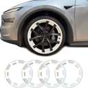 Rim Protector for Tesla 2025 2026 Model Y Juniper Performance 21inch Arachnid 2.0 Wheels Cover All-in-one Car Tire Trim Rings Rim Case Hubcaps Model Y Juniper Accessories