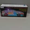 ArtCreativity Light Up Transparent Sensory Car Toy for Kids, 1PC, Bump and Go Toy Car with Colorful Moving Gears, Music, and LED Effects, Easter Toys for Toddlers, Great Birthday Gift Idea