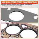 2.0T Intake Exhaust Valves & Cylinder Head Gasket Set with Bolts Compatible with 2009-2015 VW CC Jetta Eos Tiguan GTI Passat, Audi A3 A4 A5 A6 Q5 TT 2.0L L4 Engine Replace# 06D109601M 06D109611H
