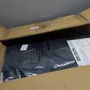 Homguava 5FT Bean Bag Chair Giant BeanBag with Memory Foam Filled, Comfy Bean Bag Chairs for Adults, Adult Bean Bag Chair with Dutch Velvet Cover for Living Room Bedroom-Black (5FT-50"x50"x24")