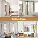 Mr IRONSTONE Room Divider Curtain Rod No Drilling, Partition Room Dividers 4-10ft(H) 28-144inch(W) Adjustable, Heavy Duty Tension Rod Floor to Ceiling Freestanding, Wall Divider for Room Separation