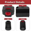 20V Adapter HPA1820 for Black&Decker LBXR2020 18V to 20V Batteries Convertor Adapter for Black Decker 18V NiCad & NiMh Battery Tools HPB18 HPB18-OPE 244760-00 A1718 FS18FL FSB18