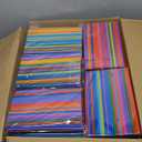 Eaasty 3000 Pcs Colorful Disposable Drinking Plastic Straws Bulk, 0.24'' Diameter and 7.87" Long Plastic Long Disposable Drinking Straws (Multicolor)