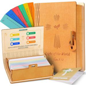 Bible Verse Jar, Christian Gifts for Women & Men, Mothers Day Gifts For Mom, Grandma, Read Me When Bible Verses Jar, Graduation Gift For Her, Inspirational Religious Gift, Prayer Scripture Cards